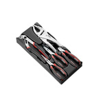 Facom 5-Piece Plier Set, Bent, Straight Tip, 185 mm, 200 mm, 245 mm Overall