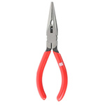RS PRO Long Nose Pliers, 160 mm Overall, Straight Tip, 46,5mm Jaw