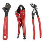 RS PRO 3-Piece Plier Set, 250 mm Overall