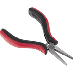 RS PRO Flat Nose Pliers, 130 mm Overall, Straight Tip