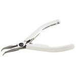 Lindstrom 7892 Electronics Pliers, Long Nose Pliers, 129 mm Overall, Bent Tip, 29mm Jaw