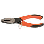 Bahco Combination Pliers, 160 mm Overall, Straight Tip, 33mm Jaw
