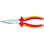 Gedore 2910845 Long Nose Pliers, 200 mm Overall, Straight Tip, VDE/1000V