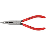 Knipex Combination Pliers, 160 mm Overall, Straight Tip