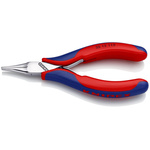Knipex 35 12 Electronics Pliers, Flat Nose Pliers, 115 mm Overall, Flat, Straight Tip, 22.5mm Jaw