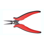 RS PRO Long Nose Pliers, 155 mm Overall, Straight Tip, 28mm Jaw
