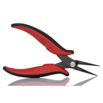 RS PRO Long Nose Pliers, 160 mm Overall, Straight Tip, 28mm Jaw