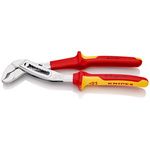 Knipex Alligator® Water Pump Pliers, 250 mm Overall, Flat, Straight Tip, VDE/1000V, 46mm Jaw