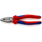 Knipex Combination Pliers, 200 mm Overall, Straight Tip