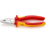 Knipex Combination Pliers, 200 mm Overall, Straight Tip, VDE/1000V
