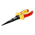 Bahco Long Nose Pliers, 200 mm Overall, Straight Tip, VDE/1000V, 72mm Jaw