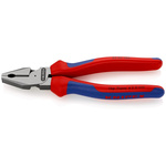 Knipex Combination Pliers, 180 mm Overall, Straight Tip
