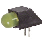 Dialight 550-1207F, Yellow Right Angle PCB LED Indicator, Through Hole 2.7 V