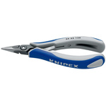 Knipex 34 22 Electronics Pliers, Long Nose Pliers, 131 mm Overall, Straight Tip, 23mm Jaw
