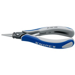 Knipex 34 32 Electronics Pliers, Round Nose Pliers, 133 mm Overall, Straight Tip, 24mm Jaw