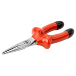 Bahco Long Nose Pliers, 200 mm Overall, Straight Tip, 72mm Jaw