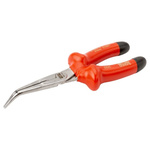 Bahco Long Nose Pliers, 200 mm Overall, Straight Tip, 70mm Jaw