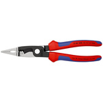 Knipex Combination Pliers, 200 mm Overall, Straight Tip