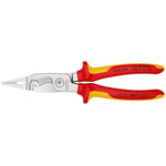Knipex Combination Pliers, 200 mm Overall, Straight Tip, VDE/1000V