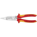 Knipex Combination Pliers, 200 mm Overall, Straight Tip, VDE/1000V