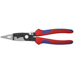 Knipex Combination Pliers, 200 mm Overall, Straight Tip