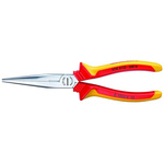 Gedore 1552120 Long Nose Pliers, 200 mm Overall, Straight Tip, 75,7mm Jaw