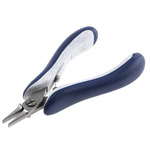 ideal-tek 25.E Electronics Pliers, Flat Nose Pliers, 135 mm Overall, Straight Tip, 10mm Jaw, ESD