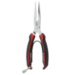 Facom Long Nose Pliers, 200 mm Overall, Straight Tip, 75mm Jaw