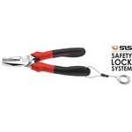 Facom Combination Pliers, 185 mm Overall, Straight Tip, 36mm Jaw