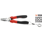 Facom Combination Pliers, 165 mm Overall, Straight Tip, 34mm Jaw