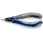 Knipex 34 52 Electronics Pliers, Round Nose Pliers, 137 mm Overall, Straight Tip, 23mm Jaw