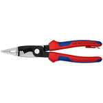 Knipex Combination Pliers, 200 mm Overall, Straight Tip
