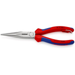 Knipex Long Nose Pliers, 200 mm Overall, Straight Tip, 73mm Jaw