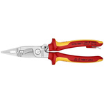 Knipex Combination Pliers, 200 mm Overall, Straight Tip, VDE/1000V