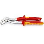 Knipex Cobra® Water Pump Pliers, 250 mm Overall, Angled, Straight Tip, VDE/1000V, 46mm Jaw