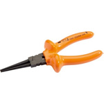 SAM Long Nose Pliers, 160 mm Overall, Straight Tip, 50mm Jaw