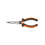 Klein Tools Long Nose Pliers, 189 mm Overall, Straight Tip, 62mm Jaw