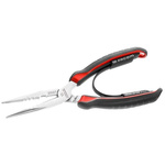 Facom Long Nose Pliers, 200 mm Overall, Straight Tip
