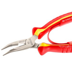 Facom Round Nose Pliers, 160 mm Overall, Angled Tip, VDE/1000V, 50mm Jaw