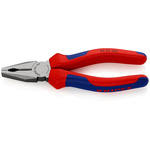 Knipex Combination Pliers, 160 mm Overall, Straight Tip
