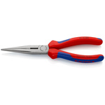 Knipex Long Nose Pliers, 200 mm Overall, Straight Tip, 73mm Jaw