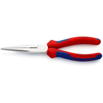 Knipex Long Nose Pliers, 200 mm Overall, Straight Tip, 73mm Jaw