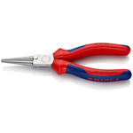 Knipex Long Nose Pliers, 160 mm Overall, Straight Tip, 41mm Jaw