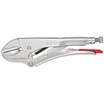 Knipex 40 04 Locking Pliers, 250 mm Overall, Angled, Straight Tip, 45mm Jaw