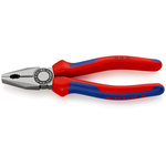 Knipex Combination Pliers, 180 mm Overall, Straight Tip