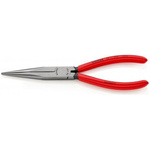 Knipex Long Nose Pliers, 200 mm Overall, Straight Tip, 73mm Jaw