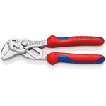 Knipex Pliers wrench, 165 mm Overall, Angled Tip