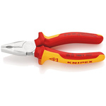 Knipex Combination Pliers, 160 mm Overall, Straight Tip, VDE/1000V