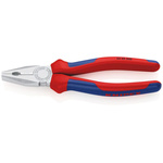 Knipex Combination Pliers, 205 mm Overall, Straight Tip