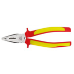 Teng Tools Pliers, 200 mm Overall, Straight Tip, VDE/1000V
